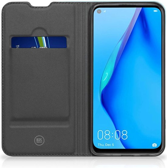 Stand Case avec photo Huawei P40 Lite Phone Case Orchid Blauw