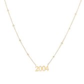 Ketting-Jaartal-2004-Goud
