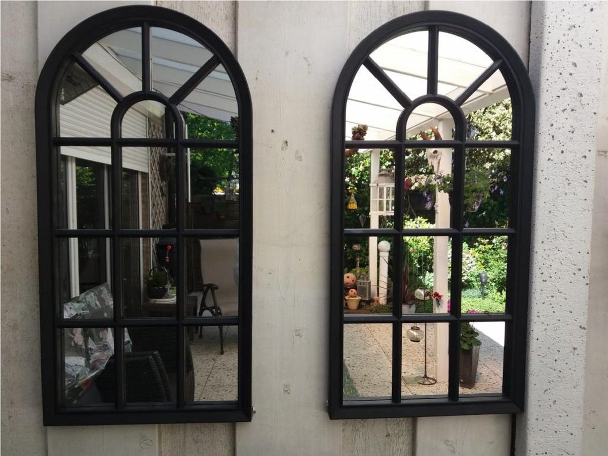 Tuinspiegel Gotische Buitenspiegel, Kerkraam, tuin spiegel met frame,  wandspiegel 70 x... | bol.com