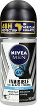 Nivea Deo Roll-on Men – Invisible Black & White Fresh