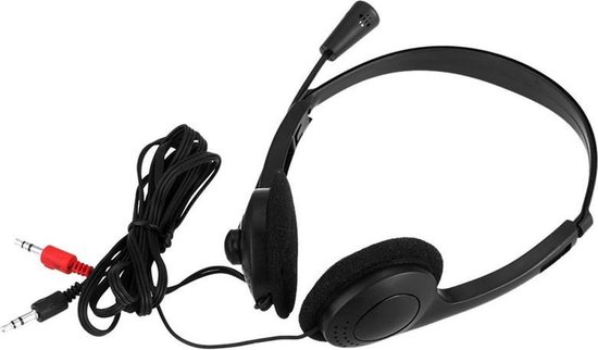 Office Headset met Microfoon Stereo | Verstelbare Kantoor Headset Microfoon  |... | bol.com