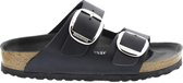 Birkenstock  Big Buckle zwart vetleer narrow sandalen dames (1011075)