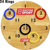 Dart - Veilig met haken en Ringen - Indoor en Outdoor Darten - 30x30 cm
