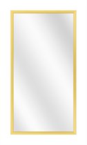 Spiegel met Luxe Aluminium Lijst - Mat Goud - 20x50 cm