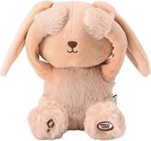 Kiekeboe knuffel - Valentijn het konijn – Interactieve knuffel – Inclusief slaapliedje – Baby/kinderknuffel - Knuffeldier