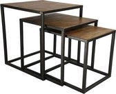 Decostar bijzettafels Poona 3 stuks