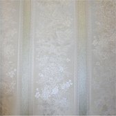 HomeDeco - Vinylbehang - Floral Silk Stripe - 52cm breed 10m hoog