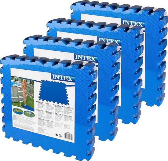 Intex - Voordeelverpakking - Zwembad tegels - x 50 cm - tegels - 8m² | bol.com