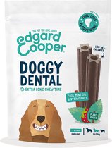 Edgard & Cooper Doggy Dental Sticks Aardbei - Frisse Muntolie Medium