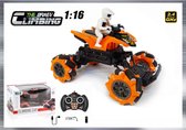 Rc Climbing Quad  2.4ghz - BRAVE 1:16 radiografisch bestuurbaar (oplaadbaar) 25CM