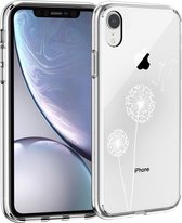 iMoshion Design voor de iPhone Xr hoesje - Paardenbloem - Wit