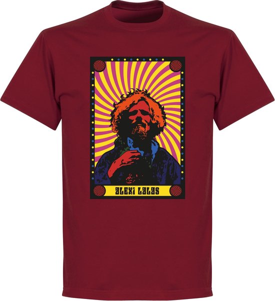 Lalas Psychadelic T-Shirt - Bordeaux - XL