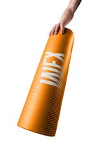 #DoYourFitness - fitness mat perfect voor pilates, aerobics, yoga - »Amisha« - duurzaam, non-slip, huidvriendelijk, slijtvast - 183 x 61 x 1,2cm - oranje-geel