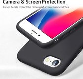 Silicone Hoesje Geschikt voor: iPhone SE 2020 / 7 / 8 - Soft Silicone - Zwart