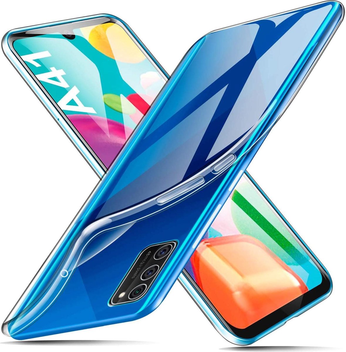 Soft Backcover Hoesje Geschikt voor: Samsung Galaxy A41 - Silicone - Transparant