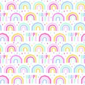 Inpakpapier ECO Regenboogjes 30cm x 200mtr dessin 469