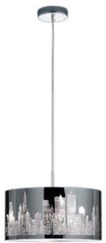 LED Hanglamp - Trion Kimo - E14 Fitting - Rond - Glans Chroom - Aluminium