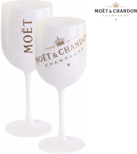 Moët & Chandon Champagneglazen - Wit - 10 stuks | bol.com