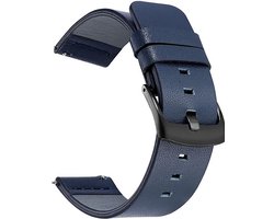 Horlogeband van Leer voor Shinola | 22 mm | Horloge Band - Horlogebandjes | Blauw