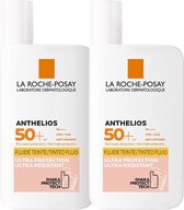 La Roche-Posay Anthelios Onzichtbare Zonnebrand Fluide SPF50+ Getint - 2x 50 ml