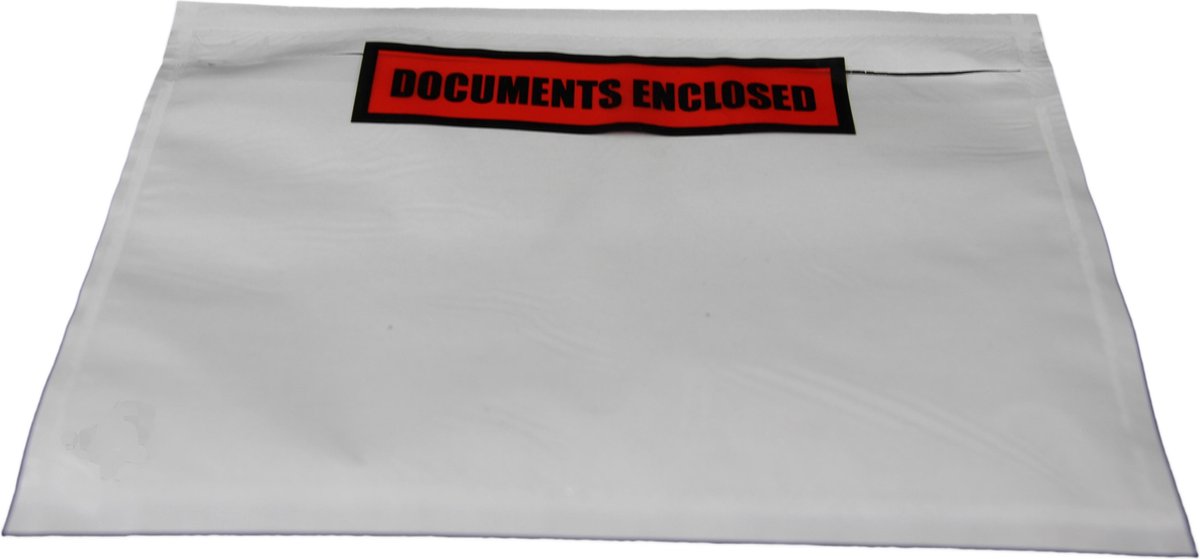 1000 stuks - Paklijstenveloppen A6 - 162 x 120 mm – packinglist - transparant