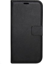 LC.IMEEKE Kunstleren Book Case Portemonnee Pasjes Hoesje Geschikt voor Samsung Galaxy A6 (2018) - Zwart