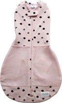 Woombie Grow With Me - Inbakerslaapzak - Air Roze Black Dots 0-18 maanden