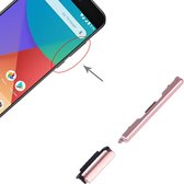 Aan / uit-knop en volumeknop voor Geschikt voor Xiaomi Mi 5X / A1 (roze)