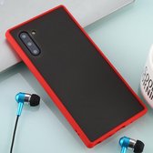 Let op type!! Voor Galaxy Note 10 Skin Hand Feeling Series Anti-fall Frosted PC+ TPU Case(Red)