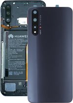 Originele batterij achterkant met cameralens voor Huawei Honor 20 (zwart)