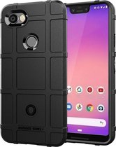 Volledige dekking schokbestendige TPU Case voor Google Pixel 3 Lite XL (zwart)