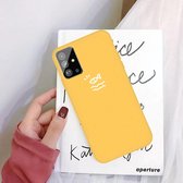 Voor Galaxy S20 + Little Fish Pattern Frosted TPU-beschermhoes (geel)