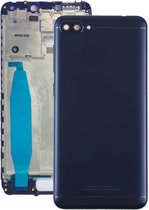 Achterklep met cameralens en zijtoetsen voor Asus Zenfone 4 Max ZC520KL X00HD (blauw)