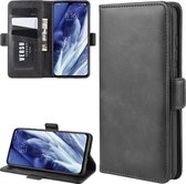 Voor Xiaomi Mi 9 Pro Dual-side magnetische gesp horizontale flip lederen tas met houder & kaartsleuven & portemonnee & fotolijst (zwart)