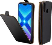 Zakelijke stijl verticale flip TPU lederen tas met kaartsleuf voor Huawei Honor 8X (zwart)