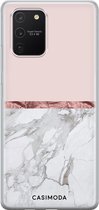 Samsung S10 Lite hoesje siliconen - Rose all day | Samsung Galaxy S10 Lite case | Roze | TPU backcover transparant