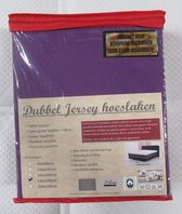 DUBBEL JERSEY HOESLAKEN | 180X200CM | PAARS