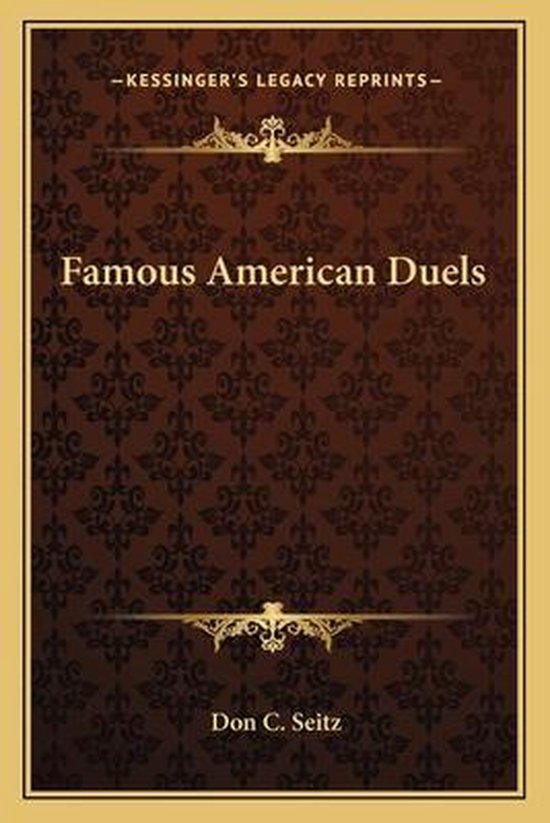 Famous American Duels - cover