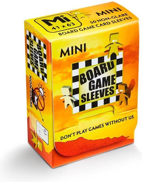 Afbeelding van het spel SLEEVES NON-GLARE Board Game - Mini (41x63mm) C60