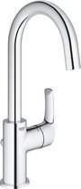 GROHE Eurosmart New wastafelkraan - met EcoJoy - draaibare uitloop - trekwaste - chroom - 23537002