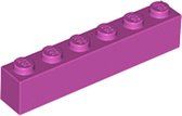 LEGO 3009 Steen 1x6 Magenta (100 stuks)