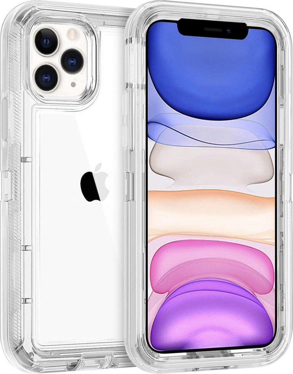 Geschikt voor Apple iPhone 11 Pro Backcover - Transparant - 3 meter Drop Tested - Armor