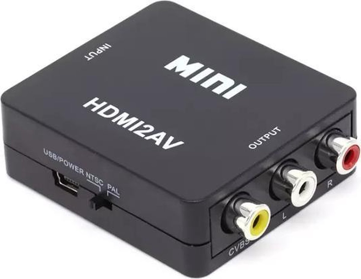 LOUZIR HDMI naar Tulp Composiet AV converter / zwart