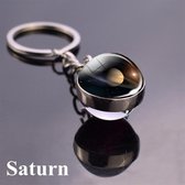 Sleutelhanger | keychain | keyring |Galaxy - space themed| thema - Saturn | Saturnus