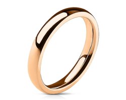 Ring Dames - Ringen Dames - Ringen Vrouwen - Ringen Mannen - Goudkleurig - Heren Ring - Ring - Dunne Glimmende Ring - Lumin