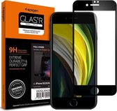 Spigen Screenprotector Full Cover Glass Apple iPhone SE 2020 - Zwart