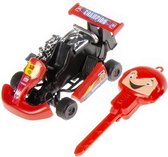 Lg-imports Go-kart Launch Jongens 9 Cm Rood 2-delig