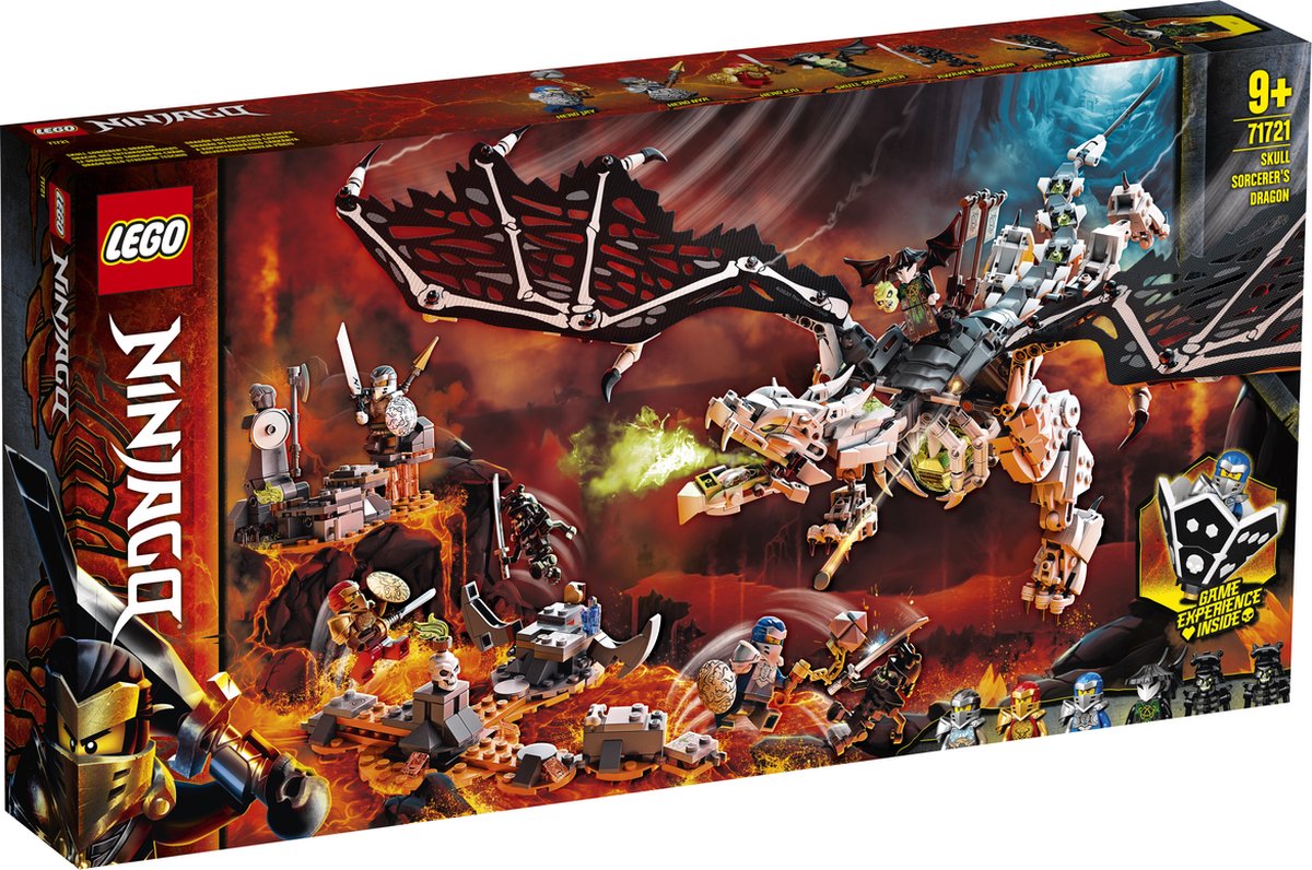 LEGO NINJAGO Skull Sorcerer's Draak - 71721