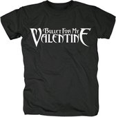 Bullet For My Valentine Heren Tshirt -M- Logo Zwart
