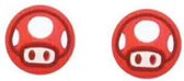2x Nintendo Switch & Lite | Joystick/Controller Grips | Joy-Con Thumbsticks | 1 Set = 2 Thumbgrips | Mushroom